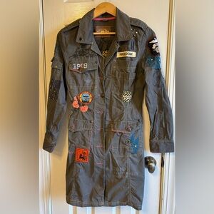 Double D Ranch 2010 Anniversary Edition Tiger Military Coat XS - Rare